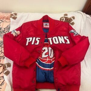 Mens Detroit Pistons Jacket